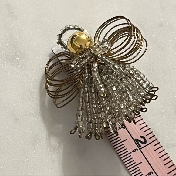 Vintage Handcrafted Wire Angel Brooch - Picture 10 of 13